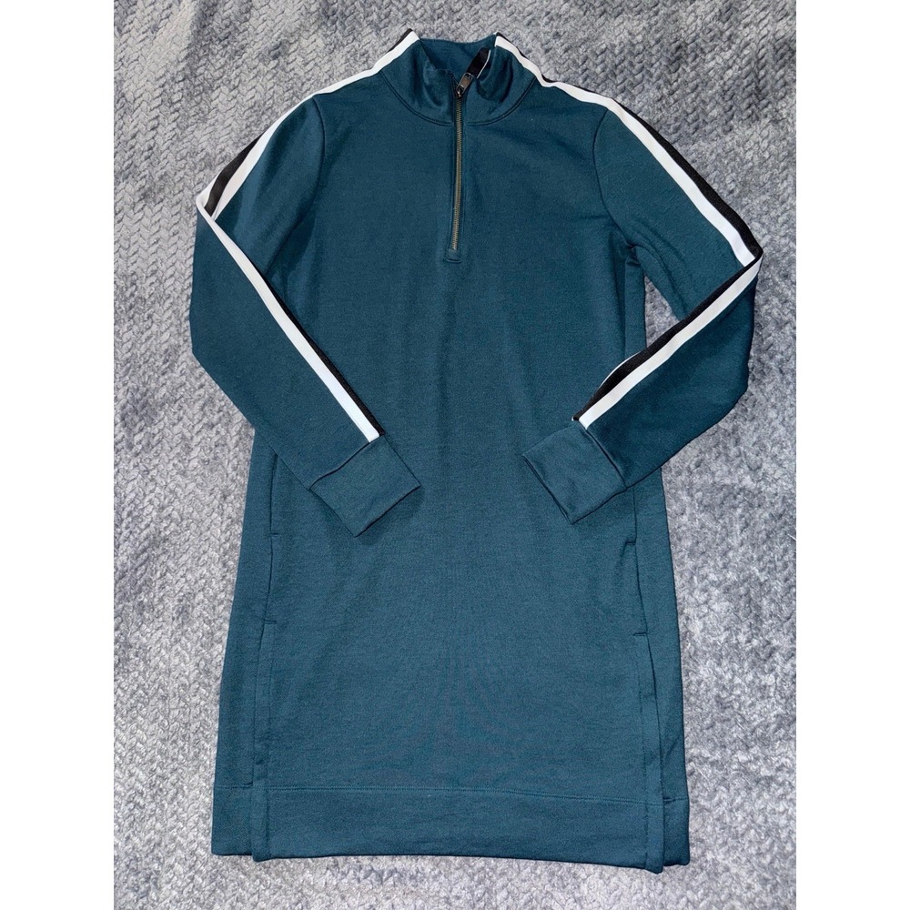 Athleta Women's Crosstown‎ Track Dress Oceanic Teal Size Small